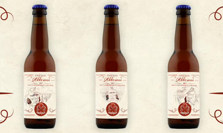 Drie flesjes Chateau Akkerman